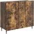 vidaXL Sideboard Holzwerkstoff Räuchereiche 89x34,5x82cm