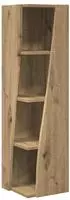 vidaXL Eckschrank 27,5x27x102cm Holzwerkstoff Artisan-Eiche