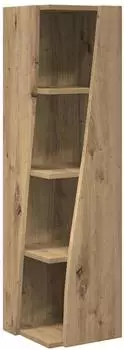 vidaXL Eckregal 27,5x27x102cm Holzwerkstoff Artisan-Eiche