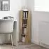 vidaXL Eckregal 27,5x27x102cm Holzwerkstoff Artisan-Eiche