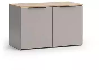 VICCO Wido Kommode 80x50cm, 2 Türen, greige
