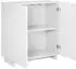 vidaXL Sideboard Hochglanz weiß, 67x34,5x75cm (8011535)