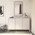 Selsey Velveto Sideboard 3-türig, kaschmirgrau, 150cm