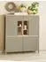 Furn.Design Finnes Highboard salbeigrün, Eiche 111x125x39cm, Soft-Close (800001516191)
