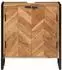 vidaXL Badschrank 55x35x60cm Akazien-Massivholz und Eisen (372747)