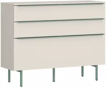 Tom Tailor Color Puzzle 26 Sideboard light taupe, 110cm, 1 Klappe, 2 Schubladen (32300826-0)