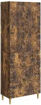 vidaXL Schrankset 2-tlg. 66x34,5x90cm R&auml;uchereiche (3416723)
