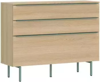 Tom Tailor Color Puzzle Sideboard light oak, 110cm, 2 Schubladen (39710068-0)