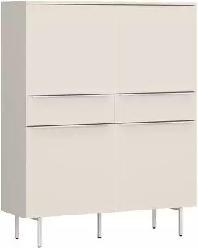 Tom Tailor Color Puzzle K08 Highboard, 4 Türen, 2 Schubladen, 110cm