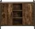 vidaXL Sideboard Räuchereiche 97x33x81cm Holzwerkstoff (8013850)