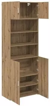 vidaXL Aufbewahrungsschrank Artisan-Eiche 80x42,5x225cm