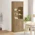 vidaXL Aufbewahrungsschrank Artisan-Eiche 80x42,5x225cm