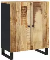 vidaXL Sideboard 60x33x75 cm Massivholz Mango