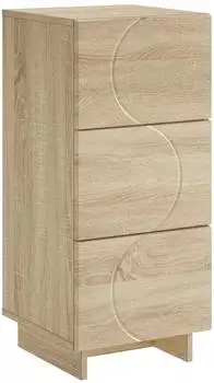 vidaXL Sideboard Sonoma-Eiche, Holzwerkstoff, 33,5x34,5x75cm (8011515)
