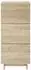 vidaXL Sideboard Sonoma-Eiche, Holzwerkstoff, 33,5x34,5x75cm (8011515)