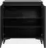 Furn.Design Visby Kommode 2-türig, grau/Schiefer, 88x92cm