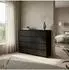 Masseno NUDO Kommode 120x101,5x39cm, 8 Schubladen, schwarz