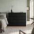 Masseno NUDO Kommode 120x101,5x39cm, 8 Schubladen, schwarz