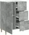 vidaXL Sideboard betongrau, Holzwerkstoff, 66x34,5x90cm