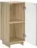 vidaXL Sideboard Sonoma-Eiche 33,5x34,5x75cm Holzwerkstoff