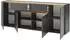 Lomado Sideboard CRISP-61 anthrazit mit Wotan Eiche, 220x87x40cm