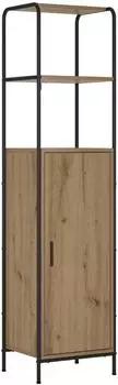 vidaXL Highboard Artisan-Eiche, Holzwerkstoff, 40x33x161cm