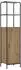 vidaXL Highboard Artisan-Eiche, Holzwerkstoff, 40x33x161cm