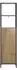 vidaXL Highboard Artisan-Eiche, Holzwerkstoff, 40x33x161cm