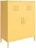 Mid.you Cache Highboard, Metall, gelb, 80x101x40cm
