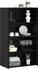 vidaXL Highboard Schwarz, Eichen-Optik, 70x41x124cm (8015672)