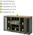 Lomado Cincinnati-61 Sideboard Landhaus grün/Wotaneiche, 145x83x45cm (CINCINNATI-61)