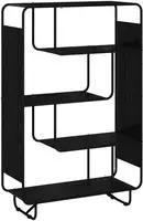 vidaXL Highboard Schwarz Eichen-Optik 93.5 x 37.5 x 144 cm