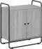 vidaXL Sideboard Sonoma-grau, Holzwerkstoff, 68x35x75cm