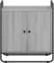 vidaXL Sideboard Sonoma-grau, Holzwerkstoff, 68x35x75cm