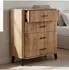 MCW Kommode P42 4 Schubladen MDF 92x80x40cm Wotan-Eiche-Optik (P42)