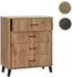 MCW Kommode P42 4 Schubladen MDF 92x80x40cm Wotan-Eiche-Optik (P42)