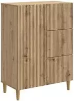 vidaXL Sideboard Artisan-Eiche 66 x 34,5 x 90 cm Holzwerkstoff
