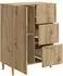vidaXL Sideboard Artisan-Eiche, Holzwerkstoff, 66x34,5x90 cm