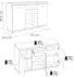 Lomado IMPERIA-129 Sideboard 140cm, Nussbaum (IMPERIA-129)