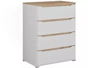 VICCO Kommode Ruben, weiß/Artisan-Eiche, 80x100,7cm (35956)
