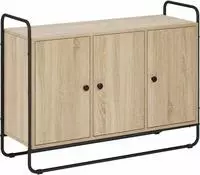 vidaXL Sideboard Sonoma-Eiche 102 x 35 x 75 cm Holzwerkstoff