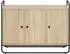 vidaXL Sideboard Sonoma-Eiche 102x35x75cm, Holzwerkstoff