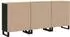 vidaXL Sideboards 3 Stk. raues Mangoholz