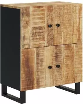 vidaXL Sideboard mit 4 Türen, Mangoholz, 60x33x75cm (352917)