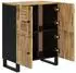 vidaXL Sideboard mit 4 Türen, Mangoholz, 60x33x75cm (352917)