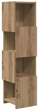 vidaXL Eckregal 25,5x25x102cm Spanplatte, Artisan Oak