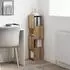 vidaXL Eckregal 25,5x25x102cm Spanplatte, Artisan Oak