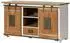 Massivmoebel24 Railway 502 Sideboard Mangoholz weiß lackiert 128x45x70cm (09-330-772-4003)