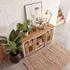 Massivmoebel24 Railway 502 Sideboard Mangoholz weiß lackiert 128x45x70cm (09-330-772-4003)
