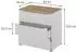 VICCO Kommode Ruben 3 Schubladen, weiß/Artisan-Eiche, 80x76,6x48cm (35949)